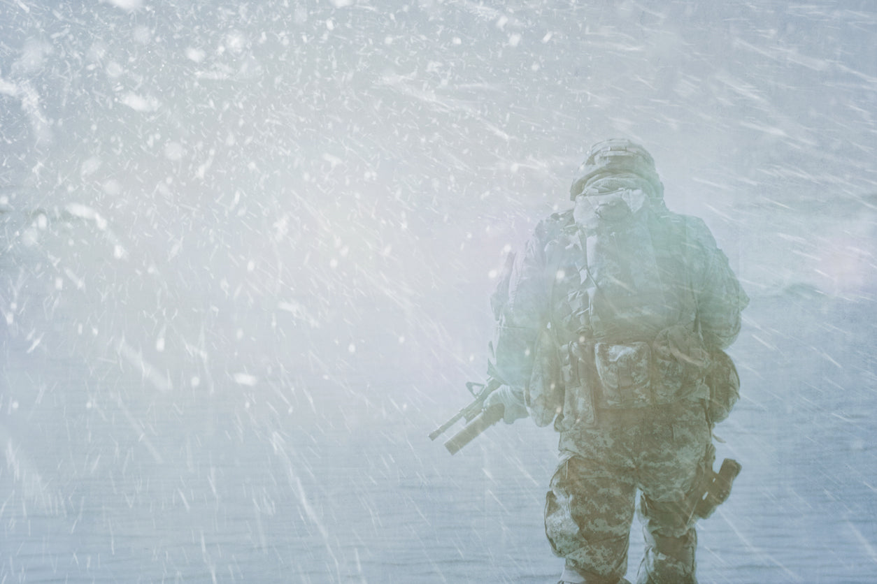 military personnel in cold weather