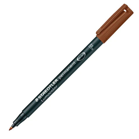 Staedtler Lumocolor Marker Pen Permanent Fine - Brown