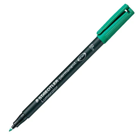 Staedtler Lumocolor Marker Pen Permanent Fine - Green