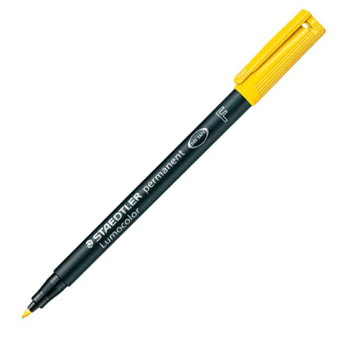 Staedtler Lumocolor Marker Pen Permanent Fine - Yellow