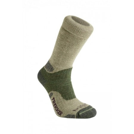 Bridgedale Hike Midweight Merino Performance Boot Socks Olive Green