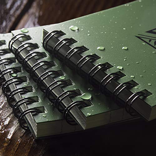 Rite In The Rain Waterproof Notebook 935 Tactical 3" x 5" - Olive Green