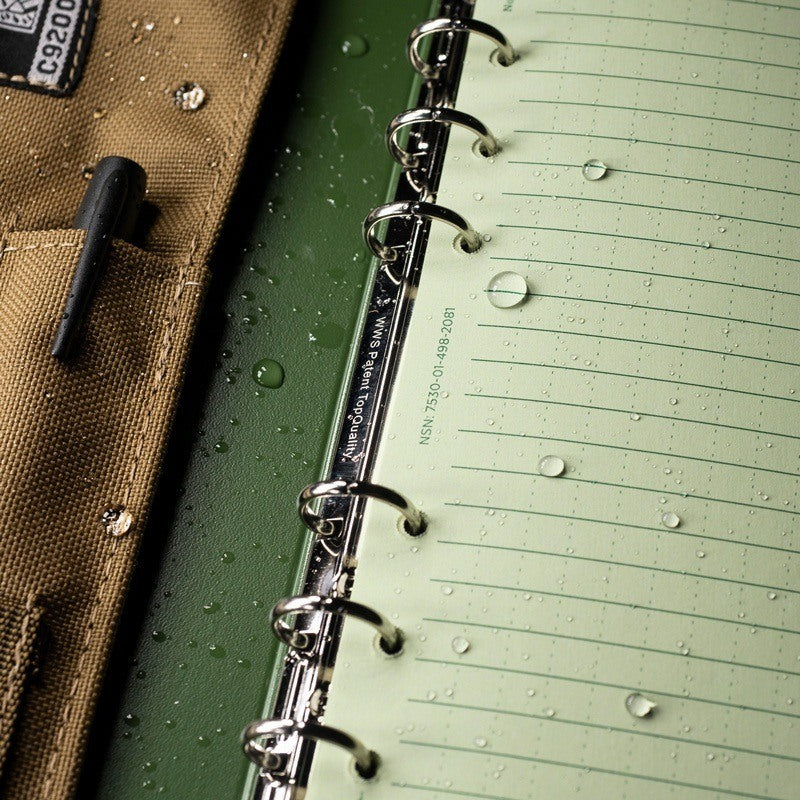 Rite In The Rain Waterproof Field Ring Binder - 1/2" Capacity - 9200 Olive Green