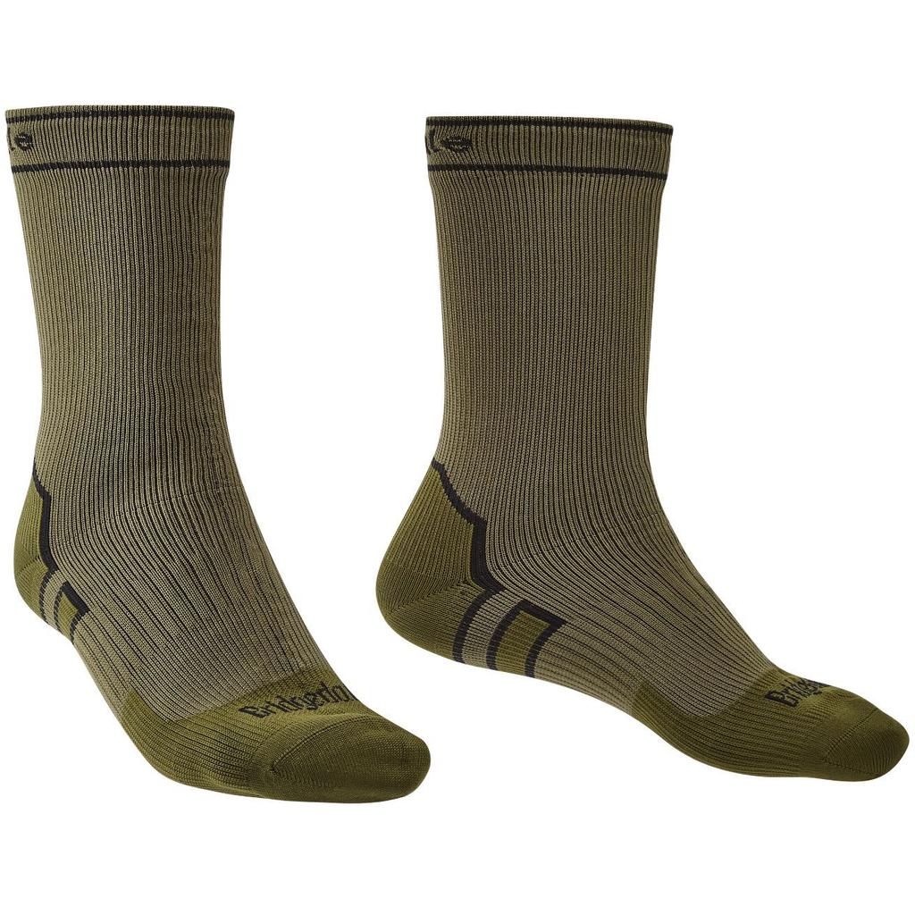 Bridgedale Stormsock Midweight Waterproof Socks - Khaki
