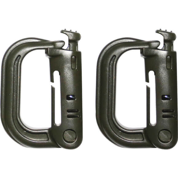 V Lock Carabiner D Ring 2 pack
