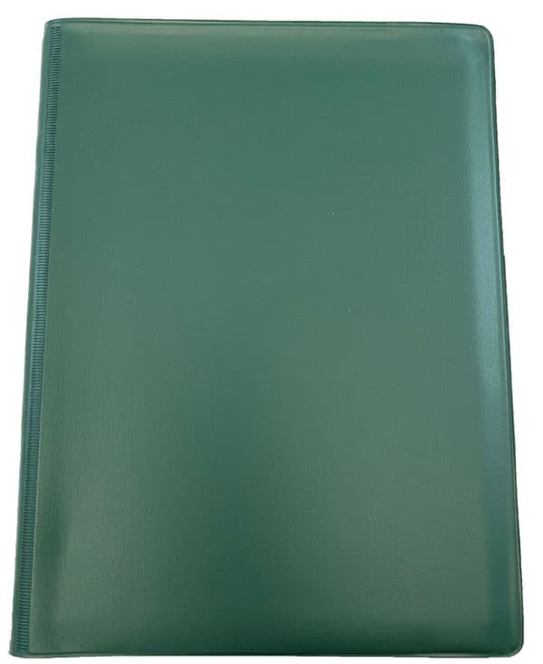 A5 floppy soft cover nirex document cover in green