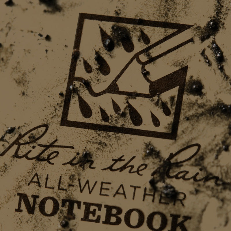 Rite In The Rain Waterproof Tactical Memo Book 954T 3.5" x 5" - Coyote Tan