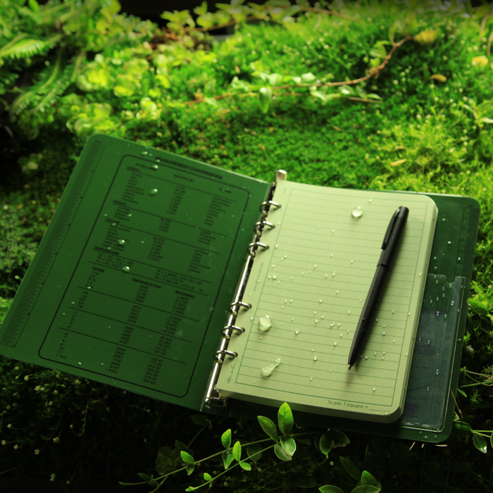 Rite In The Rain Waterproof Field Ring Binder - 1/2" Capacity - 9200 Olive Green