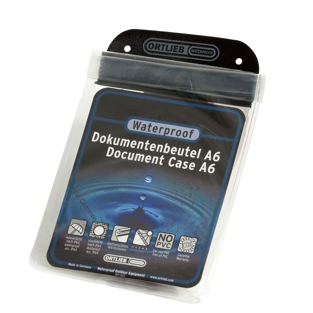 A6 waterproof document case