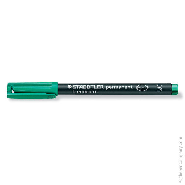 Staedtler Lumocolor Marker Pen Permanent Superfine S Green