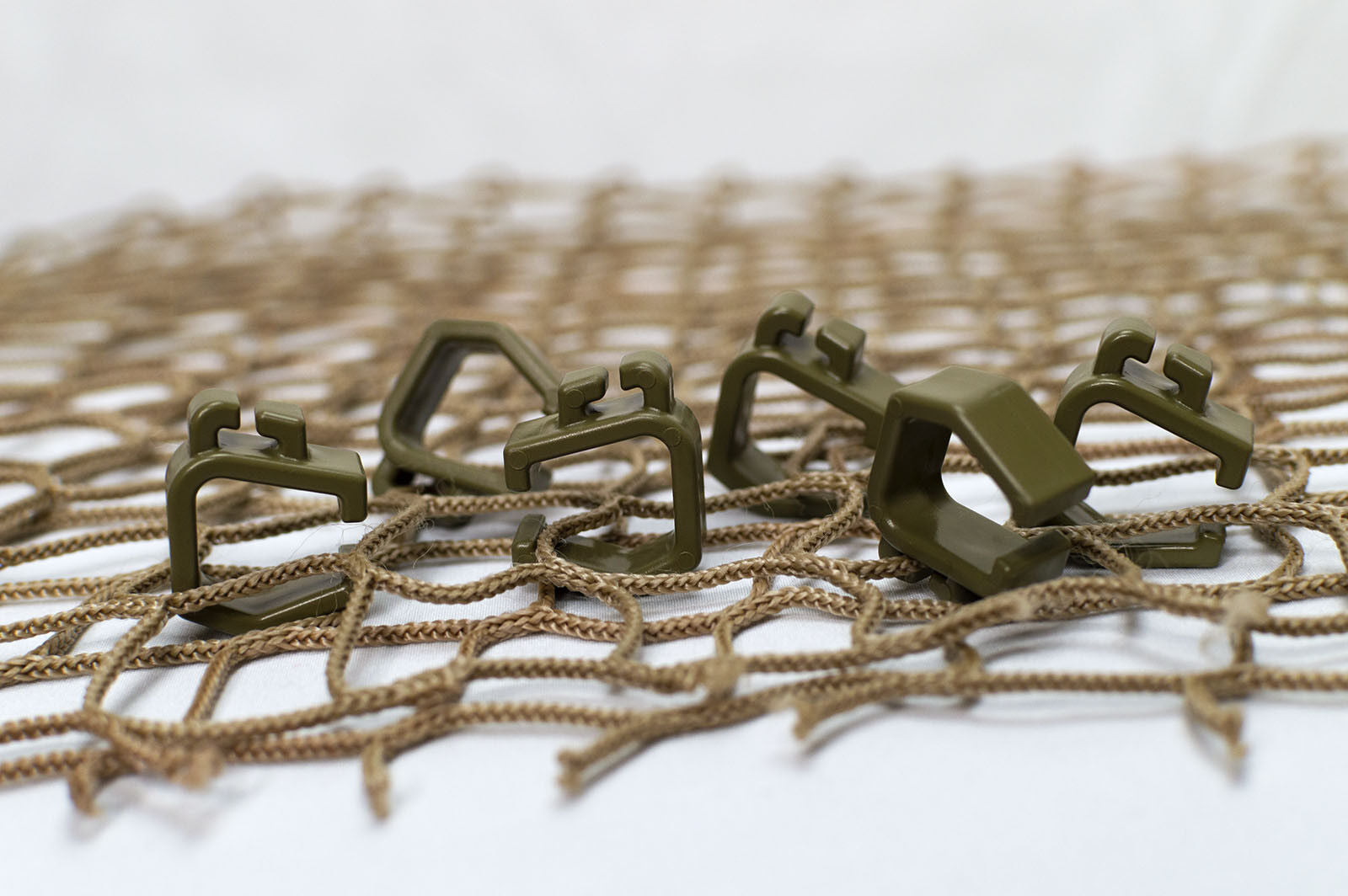 Helmet Scrim Hooks and Helmet Net 30mm Bundle