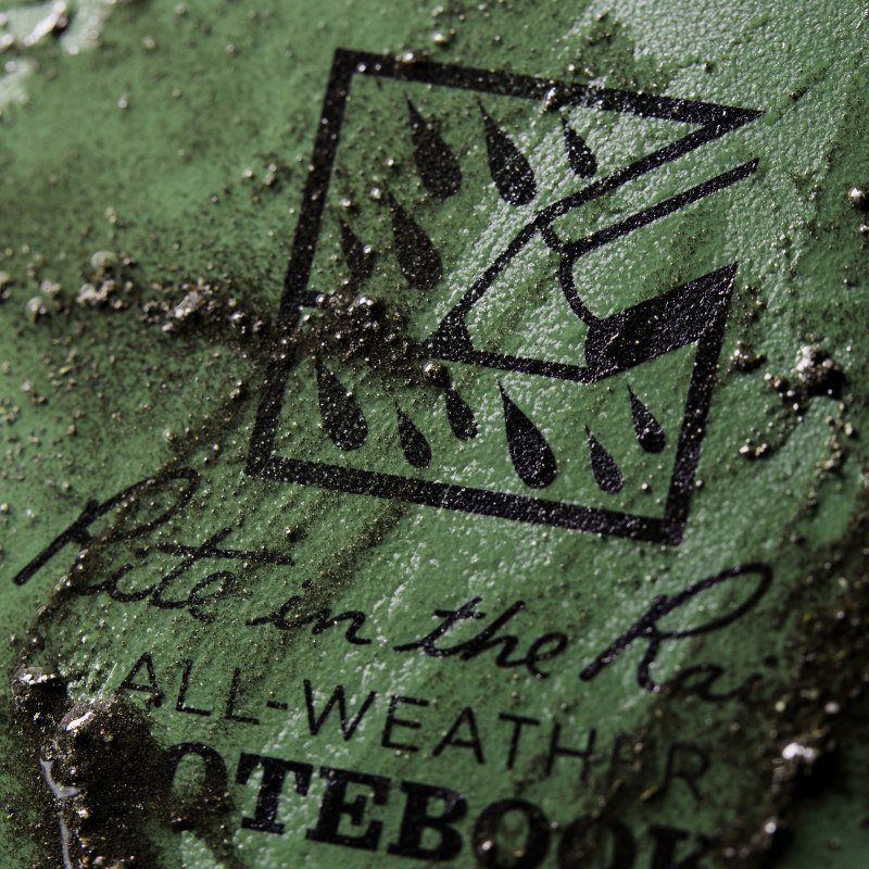 RITR Waterproof Pocket Notebook 946 Tactical 4" x 6" - Olive Green