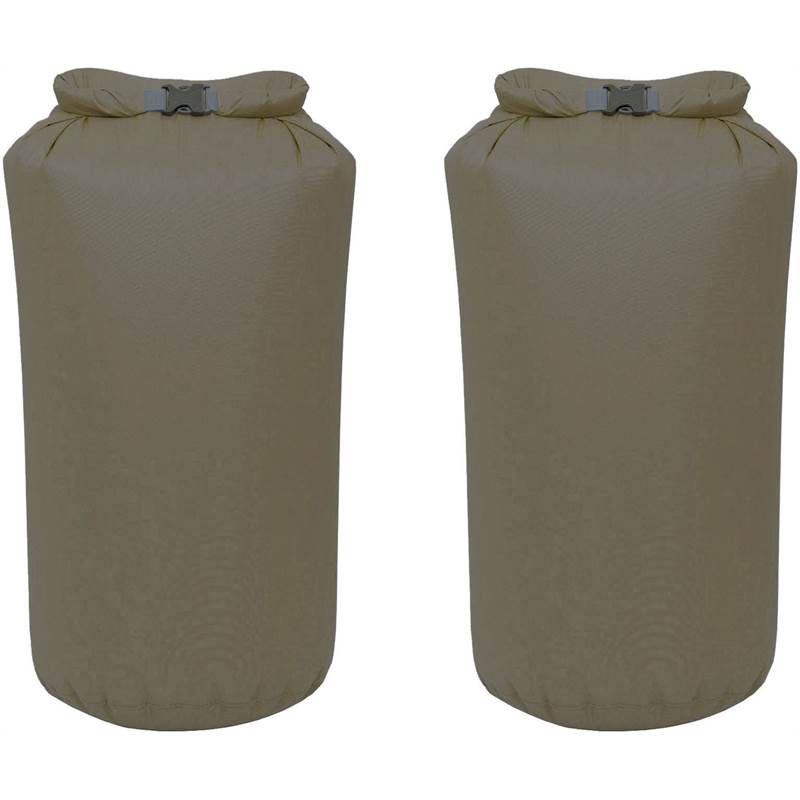 Exped Waterproof 13 Ltr Side Pouch Dry Bags Twin Pack Olive Drab