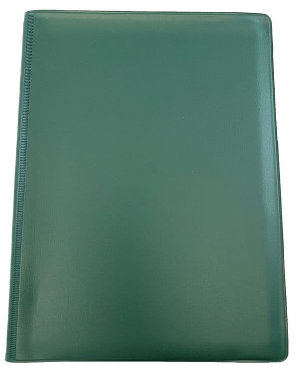A5 floppy soft cover nirex document cover in green 